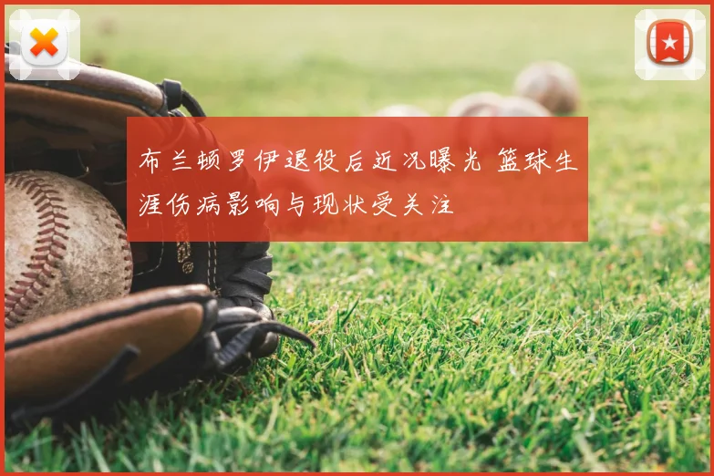 布兰顿罗伊退役后近况曝光 篮球生涯伤病影响与现状受关注